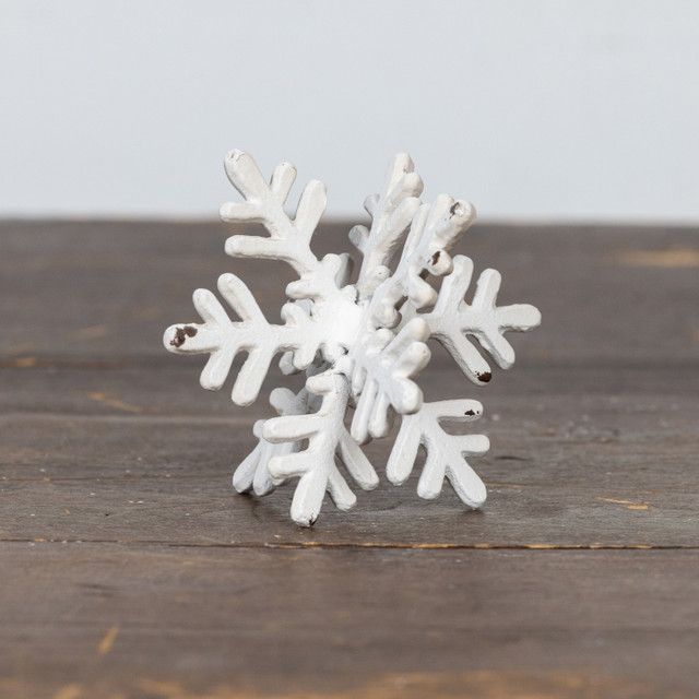 Vintage Metal Snowflakes