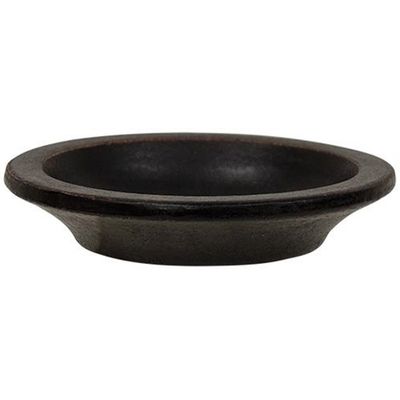 Black Wood Candle Dish