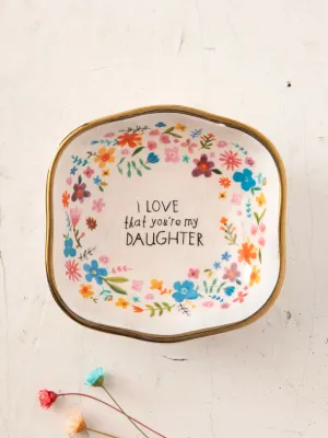 Antiqued Trinket Bowl-Daughter