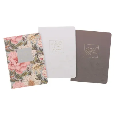 Strong and Courageous Large Notebook Set