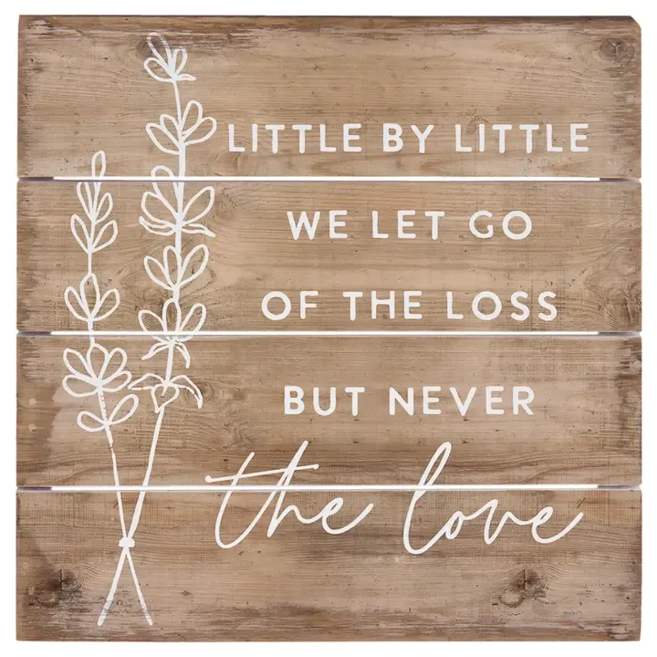 Let Go Of Loss Pallet Signs