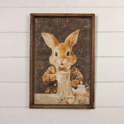 Tea Party Rabbit Print