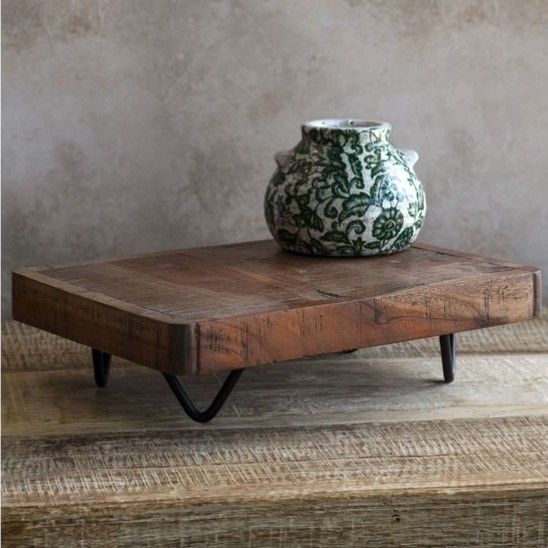 Wood and Metal Riser