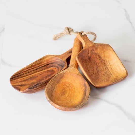 Decorative Wood Scoops