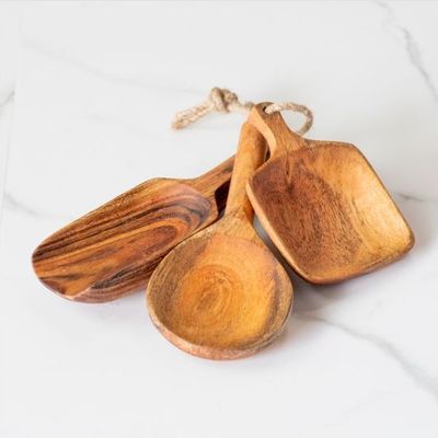 Decorative Wood Scoops