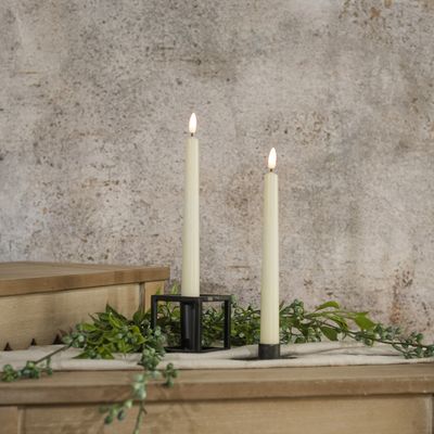 9.5" Cream Taper Candles-2PK