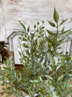 12" Mixed Sage Half Sphere