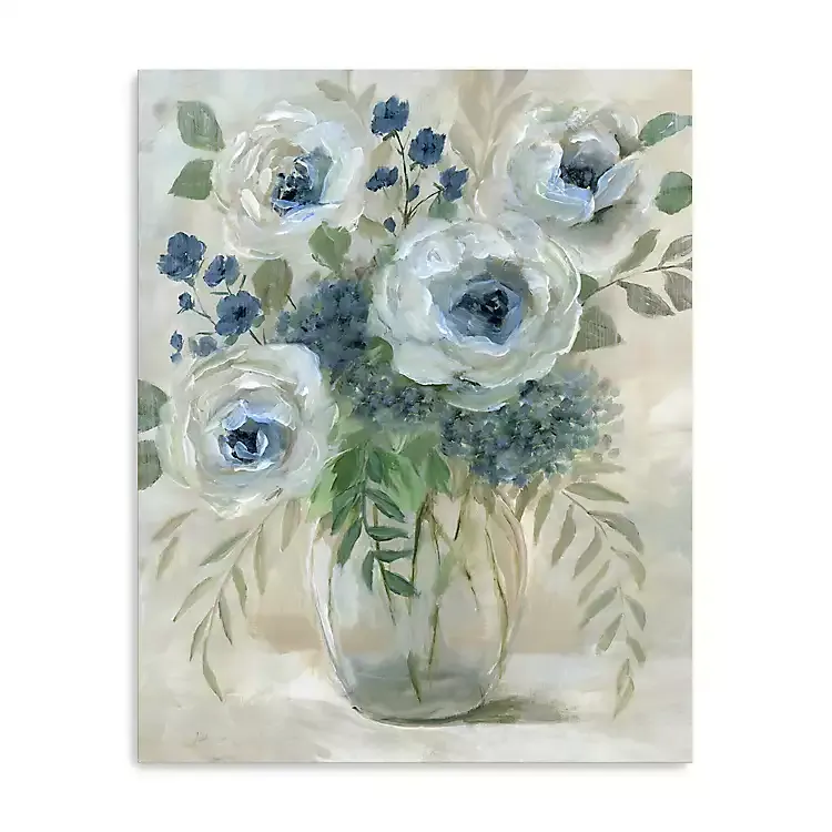 Simple Blues Canvas Print