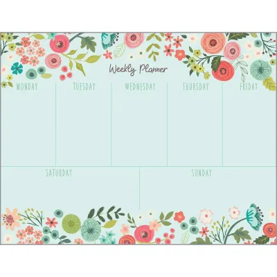 Floral Weekly Planner Pads