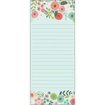 Floral List Pads