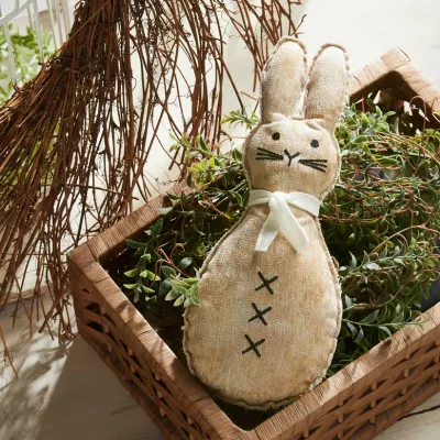 Folk Bunny Pillow