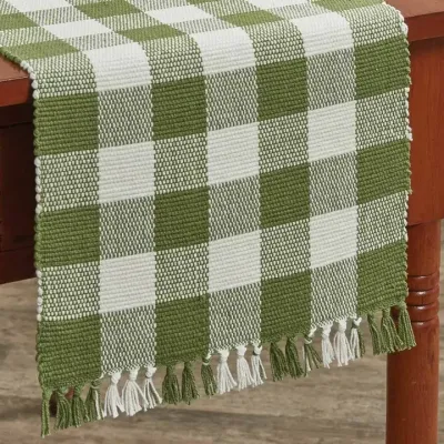 Sage Check Table Runner