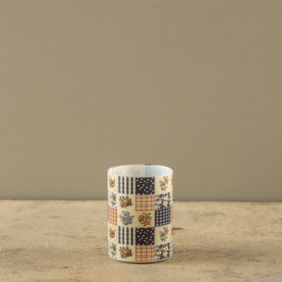 Patchwork Glass Candles