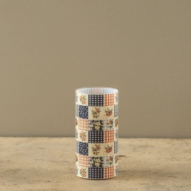 Patchwork Glass Candles