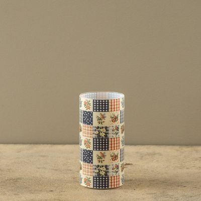 Patchwork Glass Candles