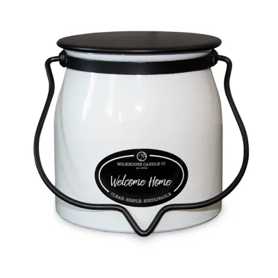 16oz Butter Jar Welcome Home