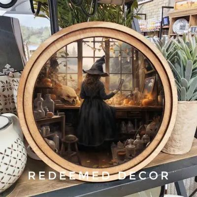 Halloween Witch Round