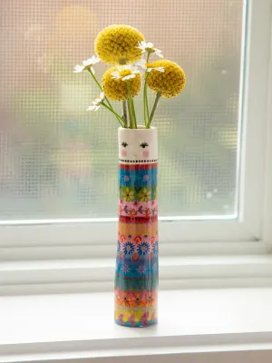 Folk Friend Bud Vases