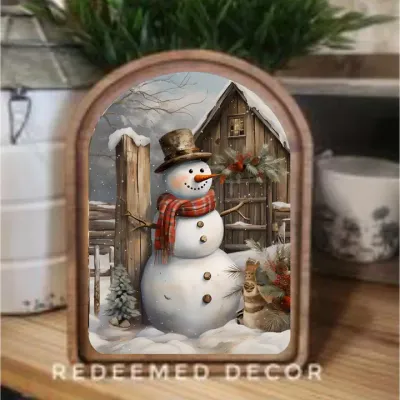 Rustic Snowman