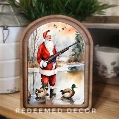 Duck Hunting Santa