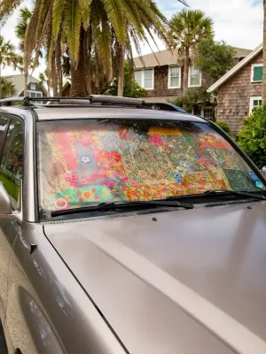 Car Sun Shade- Patchwork