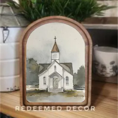 Watercolor Church