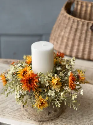 4" Autumn Embrace Candle Ring