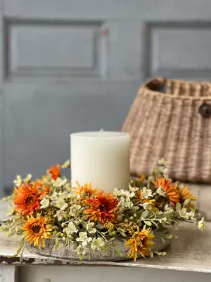 6" Autumn Embrace Candle Ring