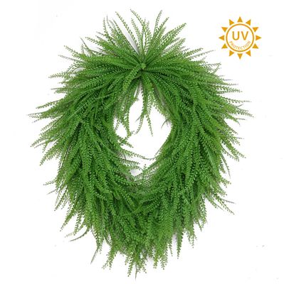 32" Oval Bead Grass Wreath