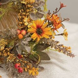3" Harvest Daisy Candle Ring