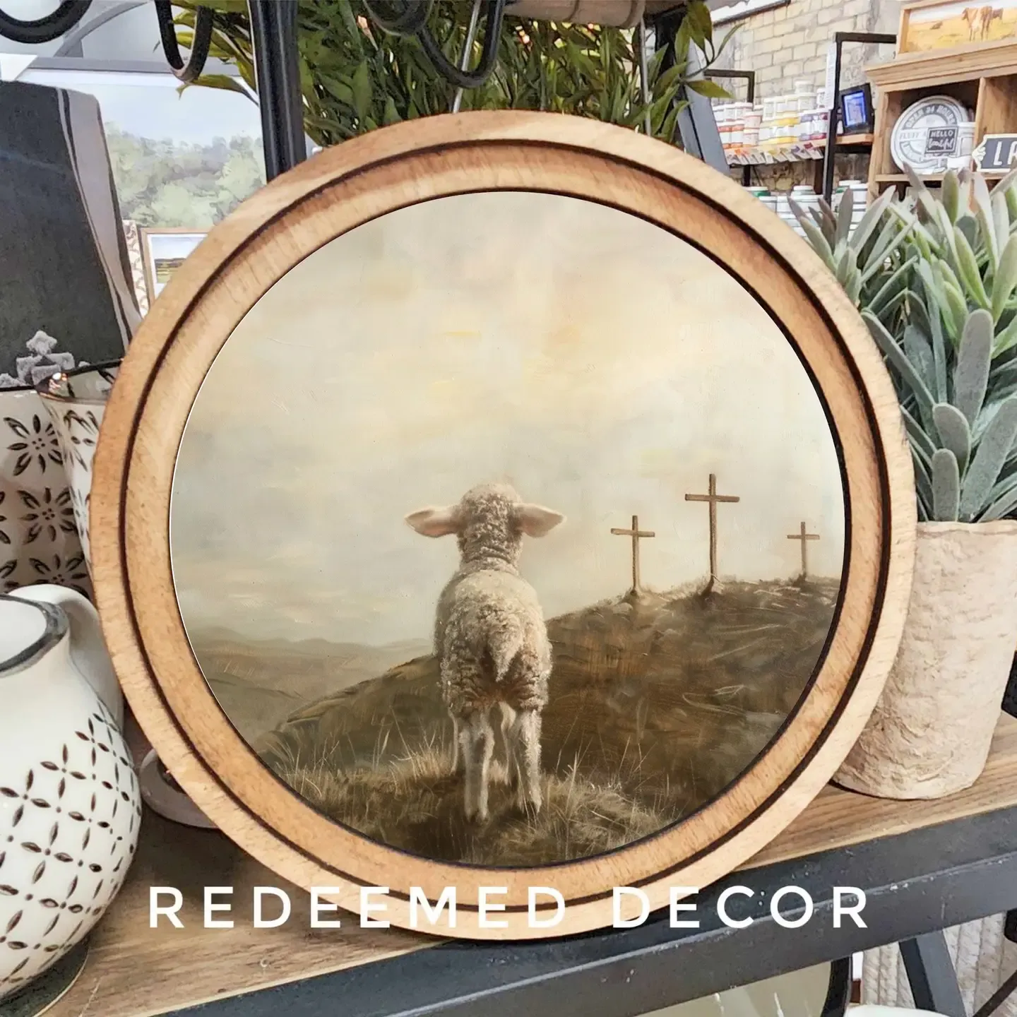 3 Crosses Lamb Round