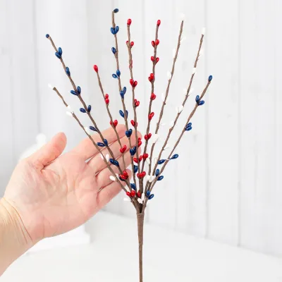 12" Americana Pip Berry Spray