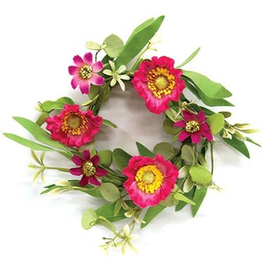 3.5" Sunset Poppy Candle Ring