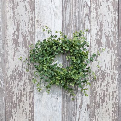 14" Vinca Leaf Candle Ring