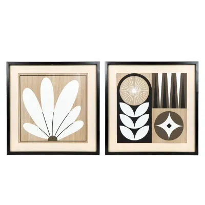 Modern Flower Reversible Print