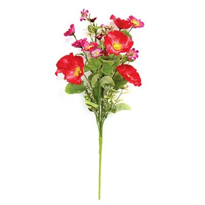 22" Sunset Poppy Bush