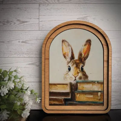 Rabbit with Books