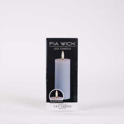 5" White FIA Wick Votive Candle