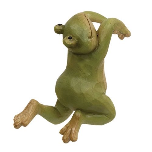 Frog Planter Rim Hanger