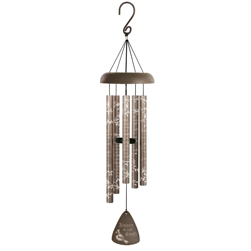 30" In Our Hearts Silhouette Sonnet Wind Chime