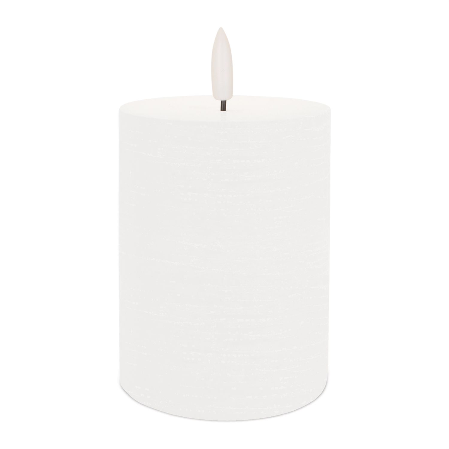 White FIA Wick Pillar Candles