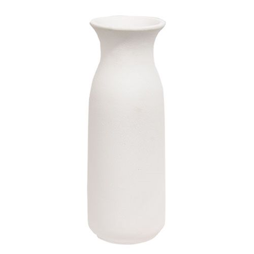 White Ceramic Tall Vase