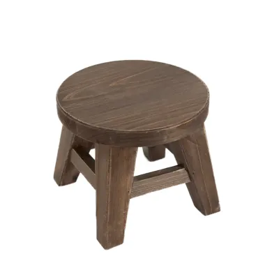 Walnut Stain Round Riser