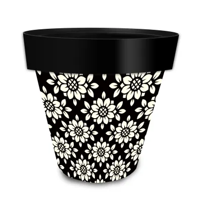 Geometric Floral Planters