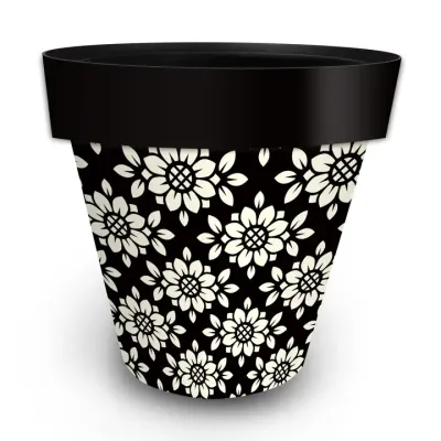 Geometric Floral Planters