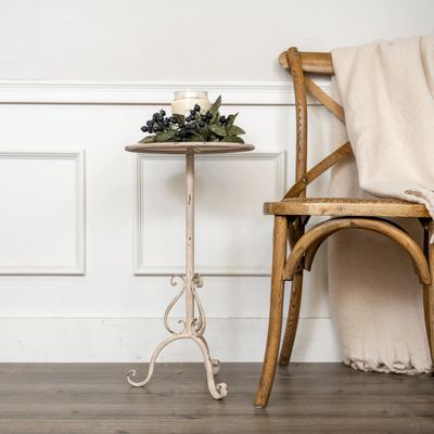 Metal Scroll Plant Stand