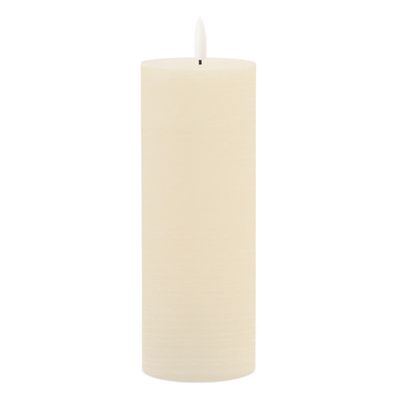 8" Cream FIA Wick Pillar Candle