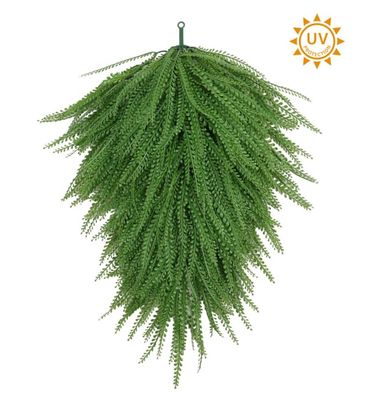 26" Bead Grass Teardrop Swag