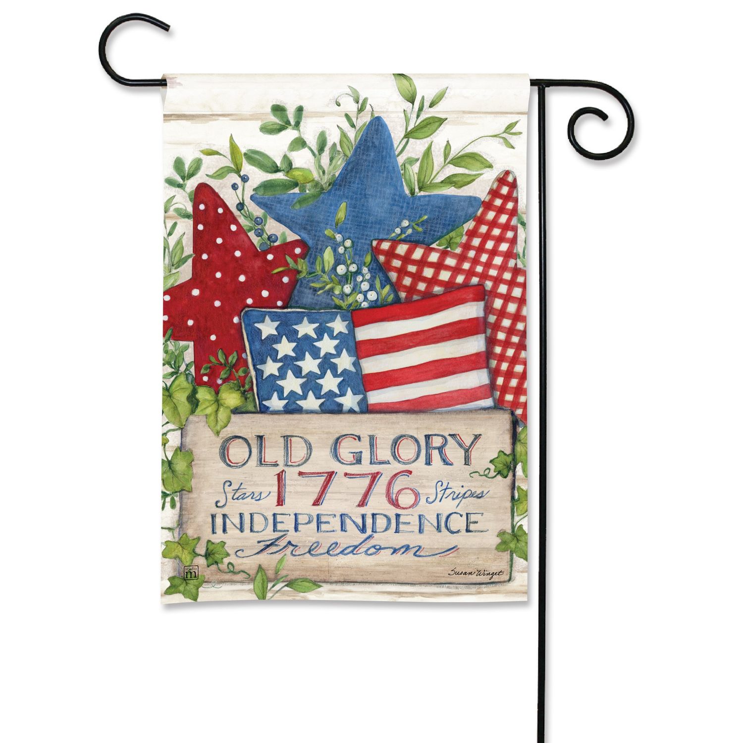 Old Glory Patriotic Stars Garden Flag