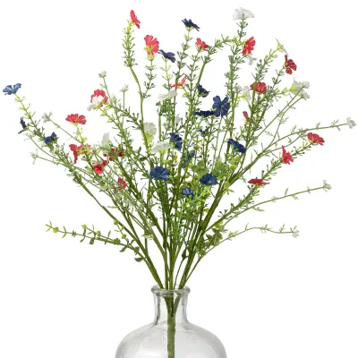 21" Patriotic Wildflower Spray